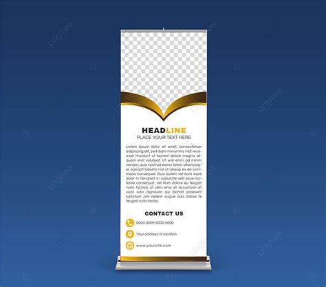 Premium Roll Up Banner Template Design Vol 30 Vector Template Download ...