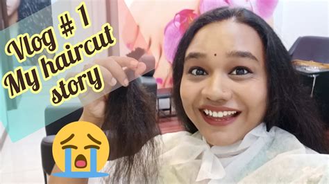 My Haircut Story Haircut For Long Hair My First Vlog Vlogintamil Youtube