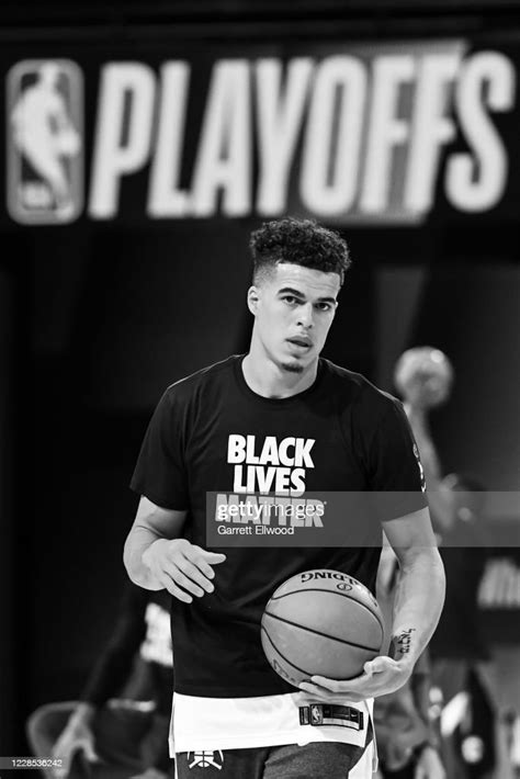 Michael Porter Jr 1 Of The Denver Nuggets Warms Up Before Game