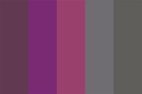 Deep purple and dark grey Color Palette