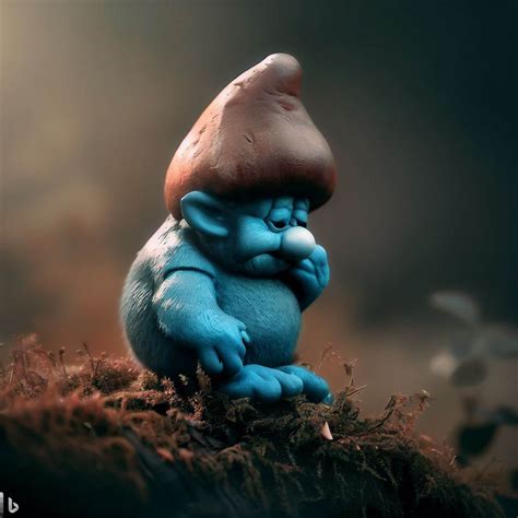 Wildlife Photo of a Smurf (and one of Gargamel) : r/weirddalle