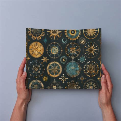 Mystical Journal Digital Paper, Witch Junk Journal Paper Pack ...