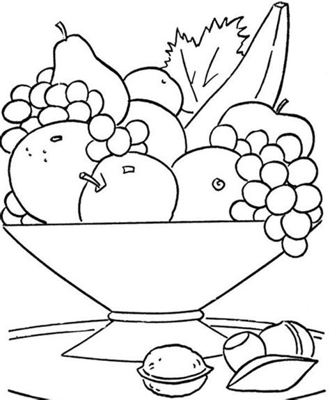 15 Fruit Coloring Pages for Your Kids of All Ages Will Love Yetişkin