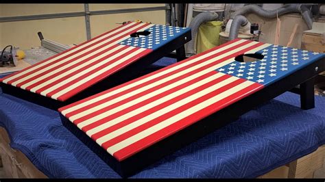 American Flag Corn Hole Boards YouTube