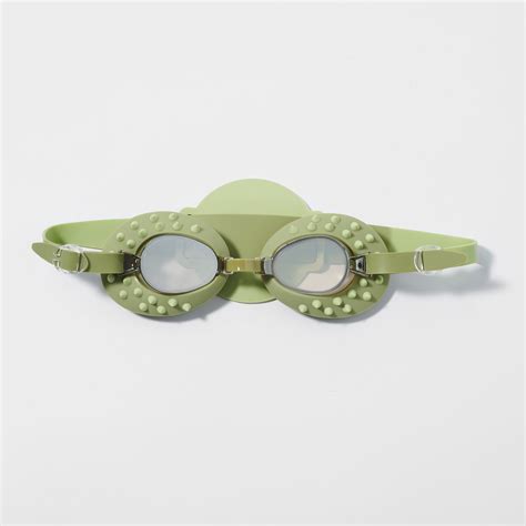 Kids Swim Goggles | Cookie the Croc Khaki – SUNNYLiFE US