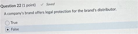 Solved Question Point Saveda Company S Brand Chegg