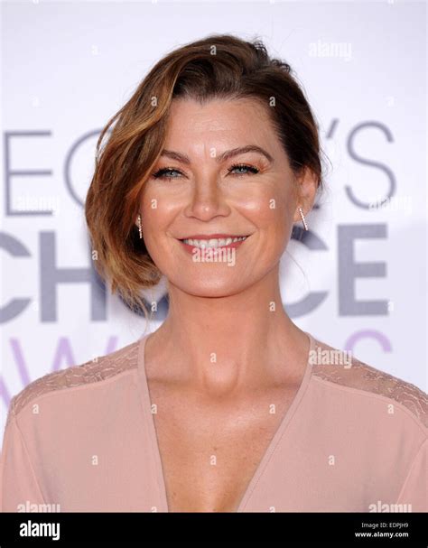 Los Angeles California Usa 7th Jan 2015 Ellen Pompeo Arrives For