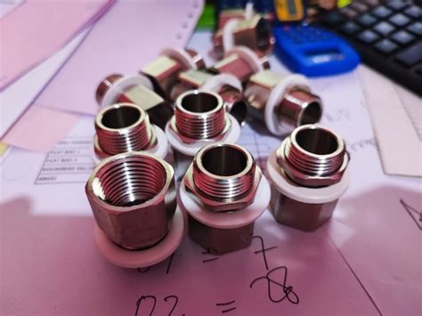 Jual Adapter Exproof Npt F X M M Brass Nickel Kab Bekasi