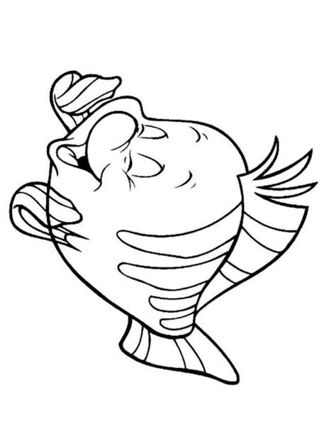 Flounder coloring pages