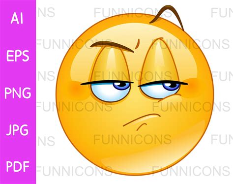 Emoji Art Vector Clipart Emoticon Digital Clip Art Jealous Expressions Siding Stock