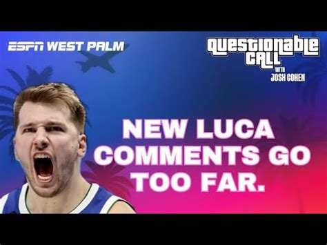 Yikes Why The Latest Luca Doncic Comments Went Too Far And Espn Is To