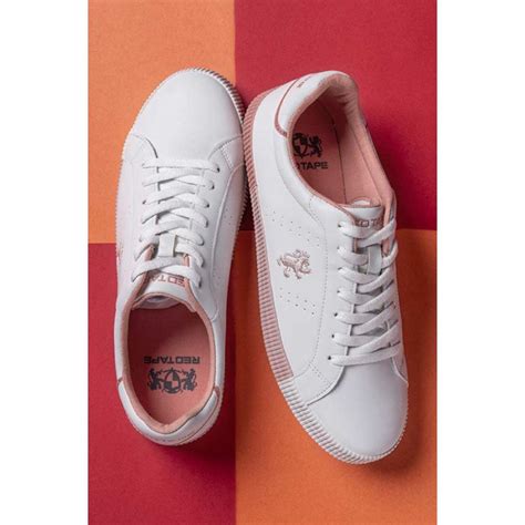 gorgeous red tape shoes  women men