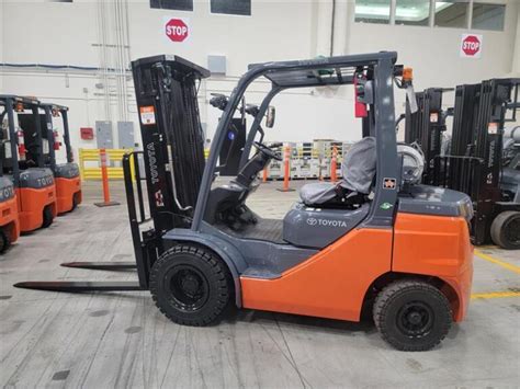 Pre Owned Toyota Wheel Electric Forklift Toyota Mhs