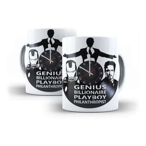 Genio Bilionário Filantropo - Caneca Gênio Bilionário Playboy E Filantropo Homem De Ferro em Promoção ...