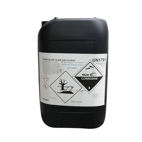 Sodium Hypochlorite – 25L - Lynx Dry Cleaning Supplies Ltd