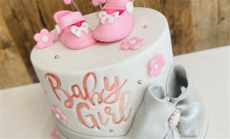 gâteau baby girl L atelier de Dorothée