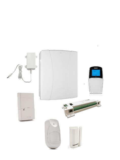 Risco Lightsys Plus Wireless Paquete De Alarma Hasta Zonas Con