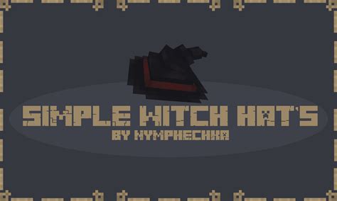 Simple Witch Hat's - Minecraft Resource Pack