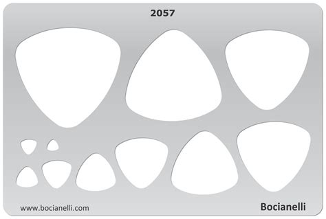 Design Template Stencil For Drawing Drafting Jewellery Making Polymer