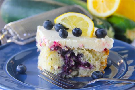 Lemon Blueberry Zucchini Cake Say Grace Blog