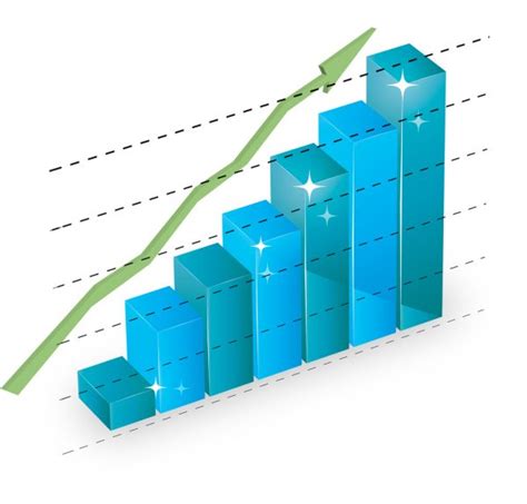 Business Statistics Graph Diagram With Bars — Stock Vector © Xprmntl