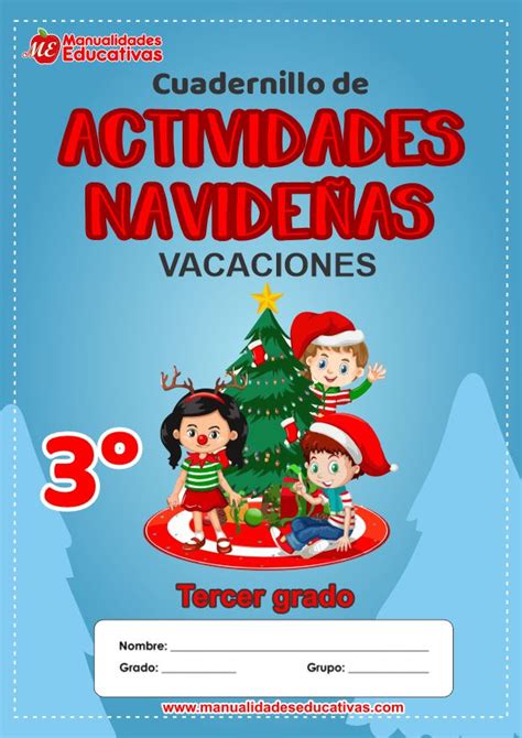 Cuadernillo de actividades navideñas Tercer grado