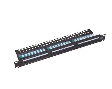 Патч-панель 19" 1U 24 порта, UTP, кат.5е (WT-2126-CAT.5E) с ...