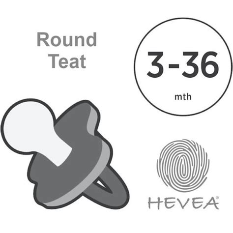 Hevea Round Teat Pacifiers Sandy Nude And Tan Beige Pack M