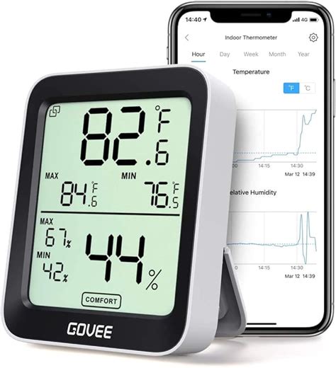 Govee Indoor Outdoor Thermometer Hygrometer Mini Digital High Accuracy