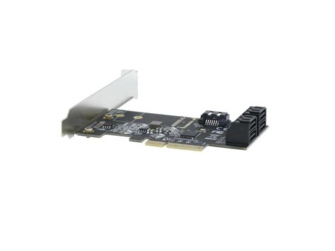 SYBA 5 X Port Non RAID SATA III 6 Gbp S PCI E X4 Controller Card Model