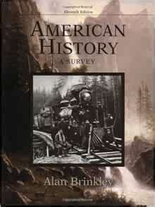 American History A Survey Alan Brinkley