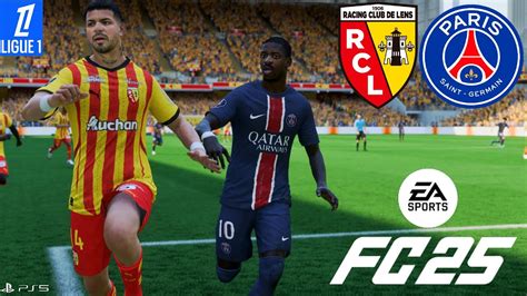 FC 25 LENS VS PSG LIGUE 1 MCDONALDS 24 25 ULTRA RÉALISME 4K PS5