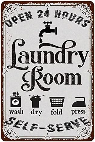 Amazon PXIYOU Laundry Drop Your Pants Here Vintage Retro Metal