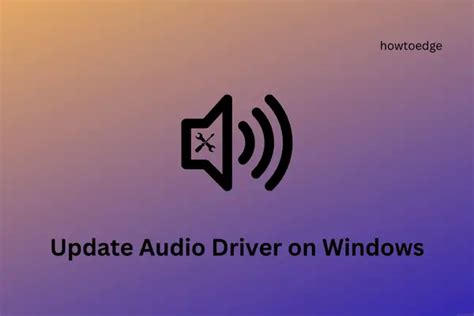 How To Update Audio Driver On Windows 11