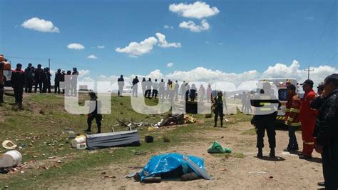 Puno Ocho Muertos Deja Choque De Tr Iler Contra Combi Fotos