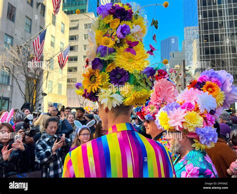 New York City United States 9th April 2023 People Wearing Costumes