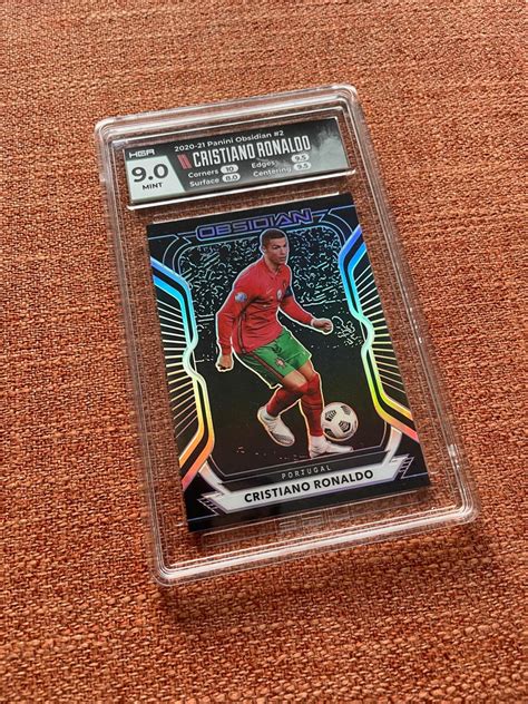 Cristiano Ronaldo Panini Obsidian Hobbies Toys Toys