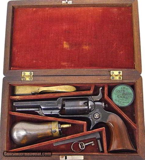 Cased Colt Model 2 Root Revolver C6901 For Sale