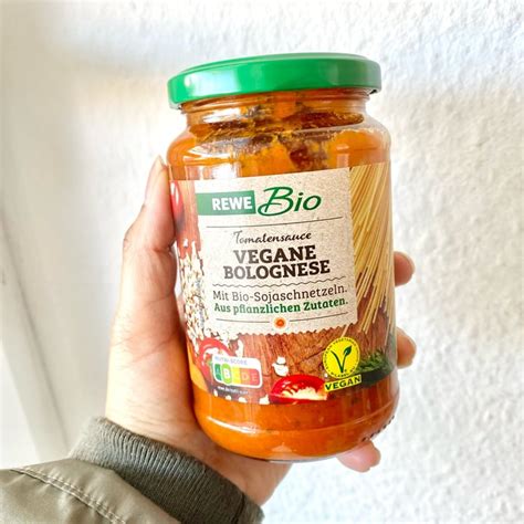 Rewe Bio Vegane Bolognese Pasta Sauce Review Abillion