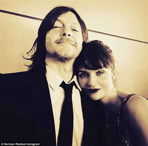 Norman Reedus Poses With Helena Christensen As Their Son Graduates Daily Mail Online