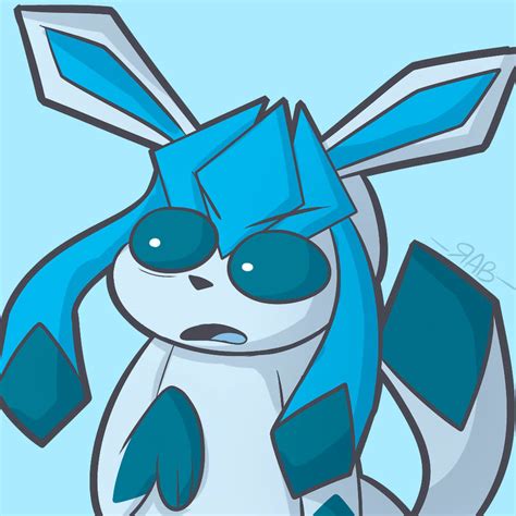 [FAN ART] Glaceon by RABcartoons on DeviantArt