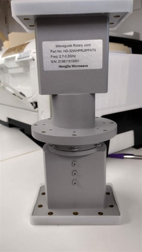 Waveguide Rotary Joint I Type WR284 2 7 3 2 GHz VSWR 1 15 KonnectRF