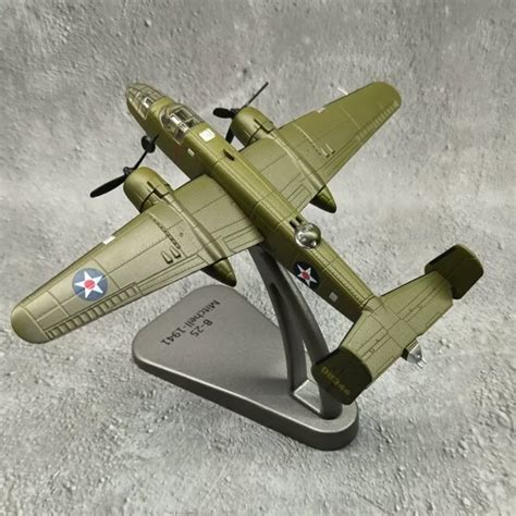 Modelo de avión de Metal fundido a presión B25 juguete a escala 1 144