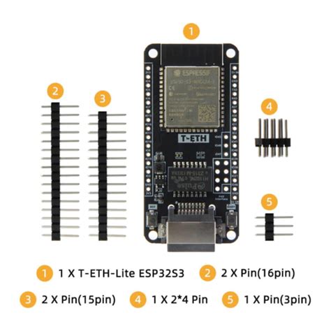 Lilygo T Eth Lite Esp S W Ethernet Modul Bastelgarage