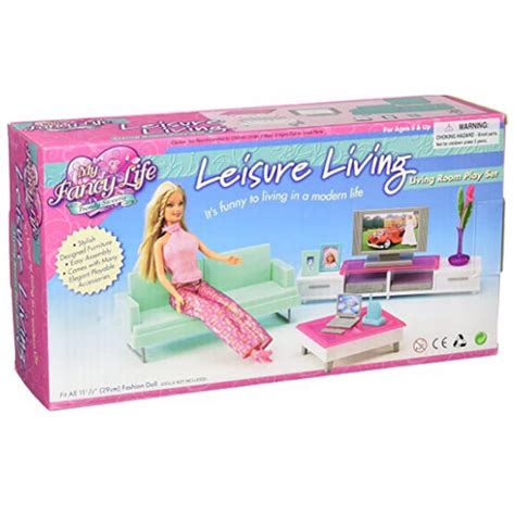 My Fancy Life Leisure Living Room For 115 Fashion Dolls And Dollhouse