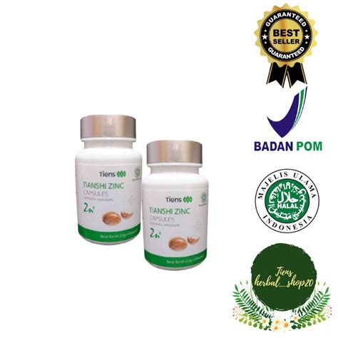 Jual ZINC TIENS TIANSHI ORIGINAL HARGA DISTRIBUTOR | Shopee Indonesia