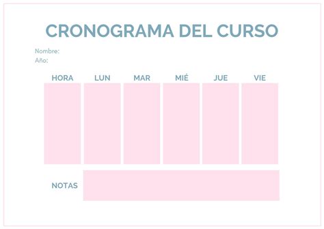 Página 2 Obtené Las Mejores Plantillas Para Crear Tus Horarios De Clases Canva