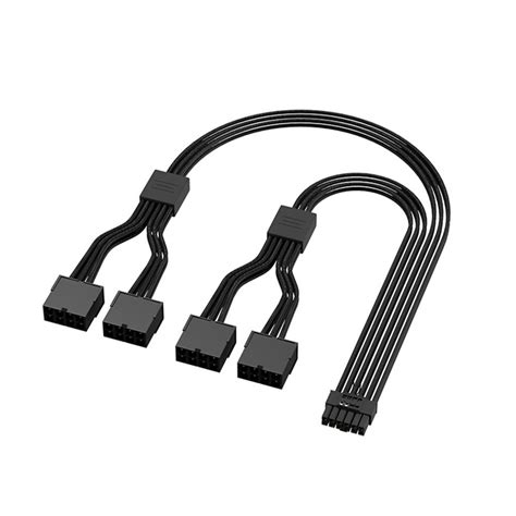 12 + 4-контактный разъем 12VHPWR на 4 шт. PCI-E GPU, 8-контактная ...