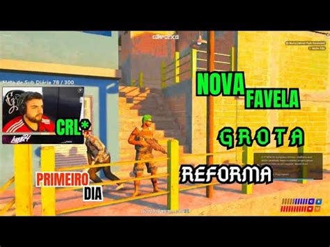 REAÇÃO DO RED AO VER O PRIMEIRO DIA DE REFORMA DA FAVELA DA GROTA