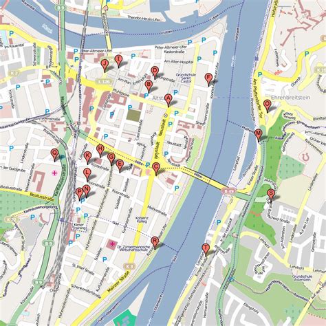 Koblenz Map - Germany